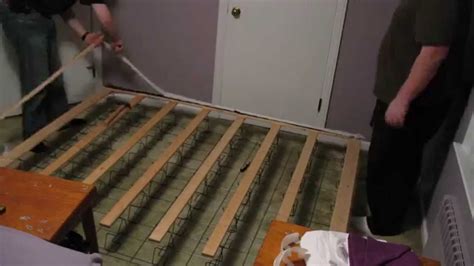 cutting up a metal box spring|box spring cutting instructions.